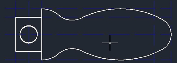 CAD如何設(shè)計(jì)簡單的手柄？