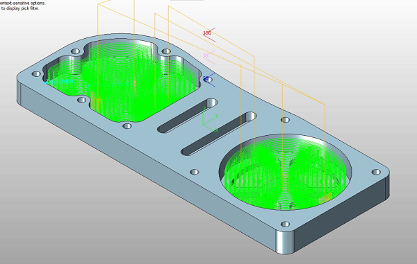 在中望3D中生成和計算的刀具路徑.png